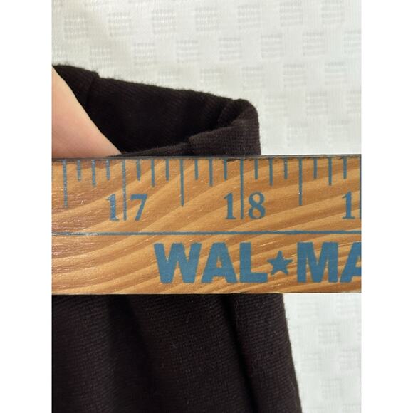 Eileen Fisher Chocolate Brown Straight Leg Pull on Pants Plus Size 1x 36x30 - Picture 6 of 7